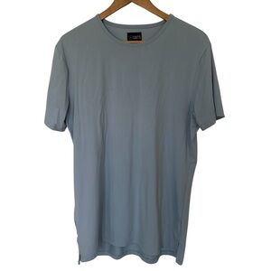 Cuts Clothing AO Split-Hem Tee PYCA Pro Slate Blue XL EUC